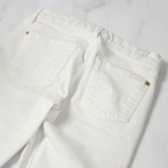 Elegant White Women's Pants - Picture 7 of 9